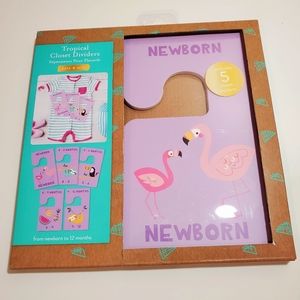 Kate & Milo Closet Dividers Tropical Animals